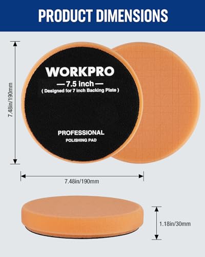 7.5 Inch Buffing Sponge Pads