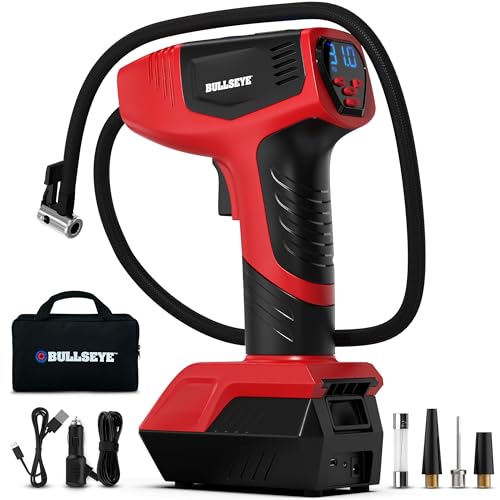 BULLSEYE PRO Tire Inflator with Pressure Gauge (149 Count)