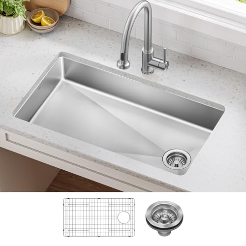 Fairlane 33 inch ADA Compliant Undermount Single Bowl 18