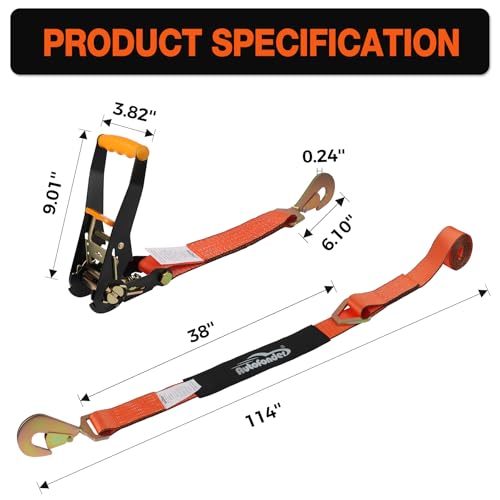 Axle Tie Down Straps 4 (4 Count)
