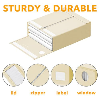 9 Pack Bed Sheet Organizers and Storage (9 Count)