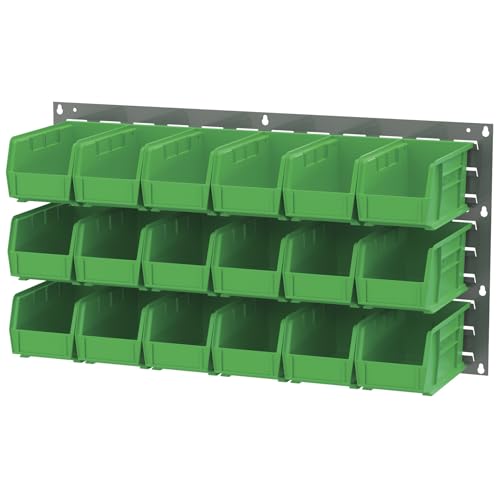 30136 Heavy Duty Wall Mount Garage Storage Steel Louvered Panel