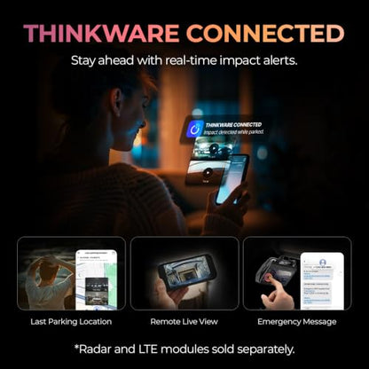 ARC900 Dash Cam 4K Front and 2K Rear