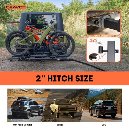 CyberRack S3 Ebike Rack 300lbs Capacity for 3 Ebikes