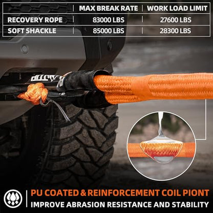 Kinetic Recovery Rope Kit w (30 Foot)