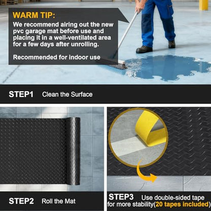 7.5x25 FT Garage Floor Mat