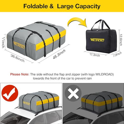 21 cu ft PVC Roof Cargo Bag
