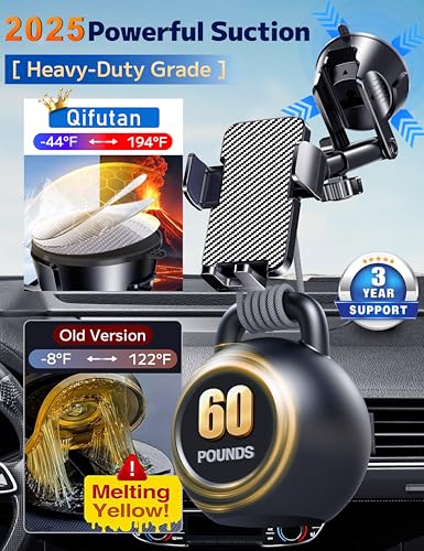 Dash Mounted Holders Phone Holders for Your Car Phone Mount for Car Windshield Dashboard Air Vent Universal Desk Mounts Hands Free Automobile Cell Phone Holder Fit for iPhone Smartphone