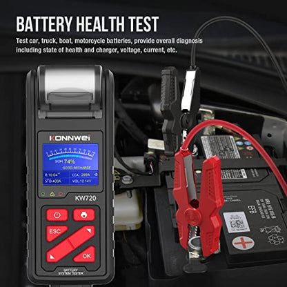 KW720 Car Battery Tester 6V 12V 24V W
