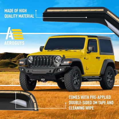Extra Durable Window Deflectors in (2 Count)