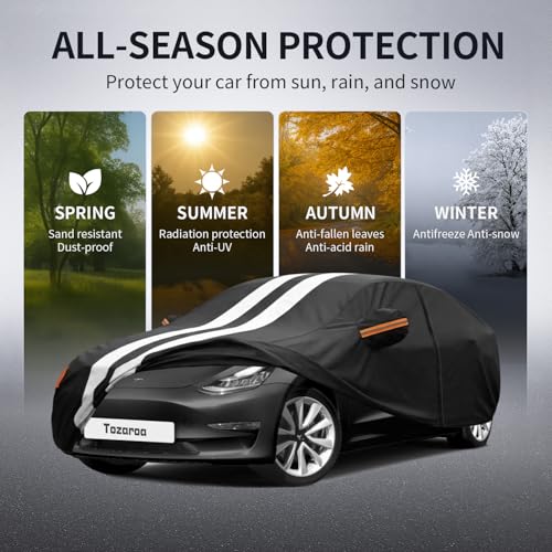 Multi Layer Car Cover Custom Fit for Tesla Model 3