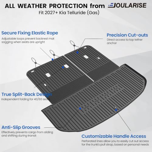 Cargo Mat for Kia Telluride Hybrid & Gas 2027 Accessories