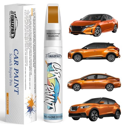 EBB Monarch Orange Metallic Touch Up Paint for Nissan