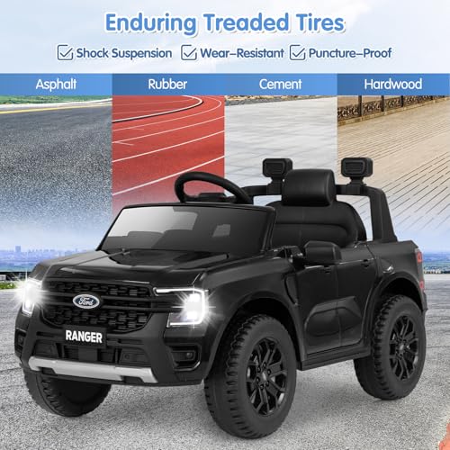 Ride On Car 12V Licensed Ford Ranger Electric Vehicle for Kids
