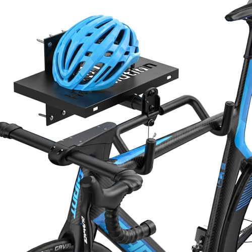 Bike Wall Mount Horizontal with Shelf EVA Foam Padded