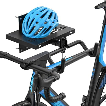 Bike Wall Mount Horizontal with Shelf EVA Foam Padded