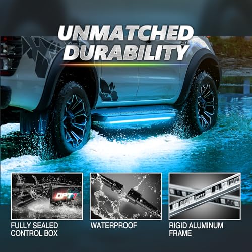Aura Pro RGB Aluminum Car Underglow Kit with App & Remote Control (4 Count)