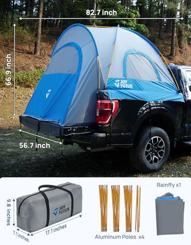Truck Tent Portable Truck Bed Tent with Rainfly