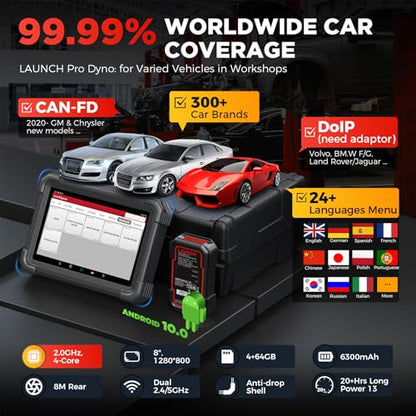 X431 Scanner PRO Dyno 2026 Bidirectional Tool for 99.99% of Cars