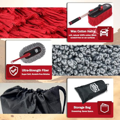 Exterior Car Duster & Brush Kit