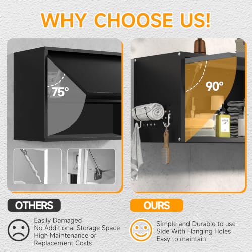 Metal Garage Wall Cabinet with Doors Side with Holes