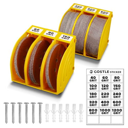 5 Inch Professional Sanding Discs Storage Bins