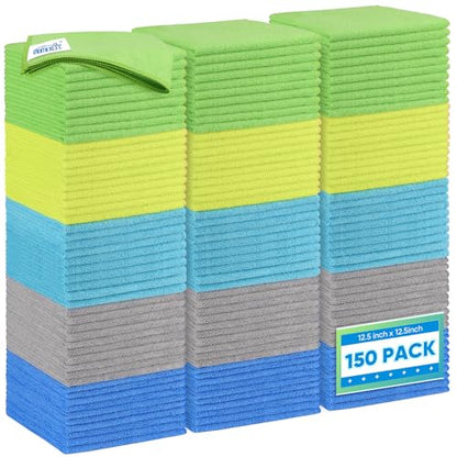 Microfiber Cleaning Cloth 150 Pack (150 Count)