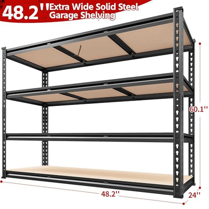 48.2" W Garage Shelving