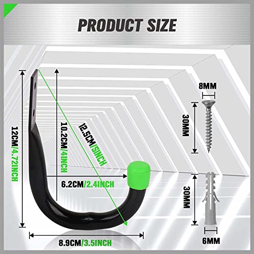 SWANLAKE Heavy Duty Garage Storage Utility Hooks