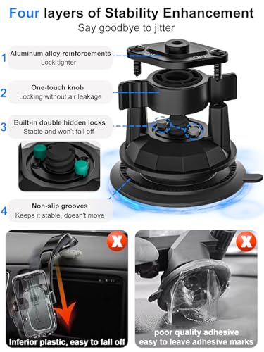 Tablet Holder for Car Dashboard Windshield