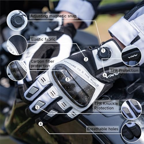High Protection Motorcycle Gloves for Men