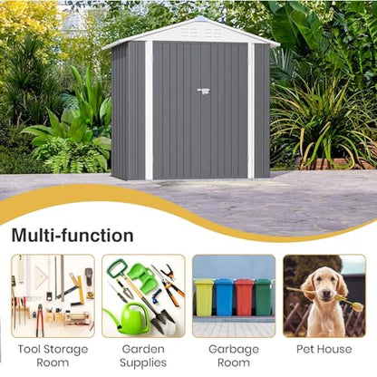 6x4 FT Outdoor Storage Shed