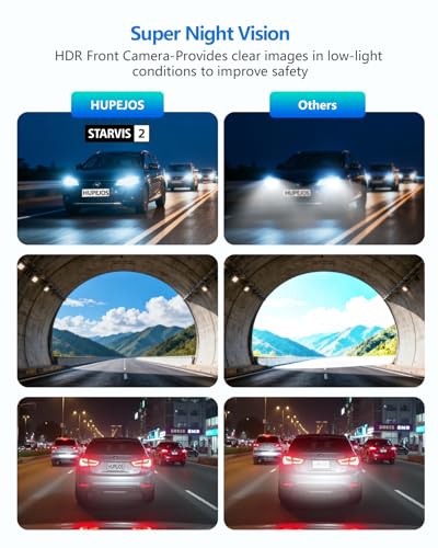 AI 4K Dash Cam Front and Rear