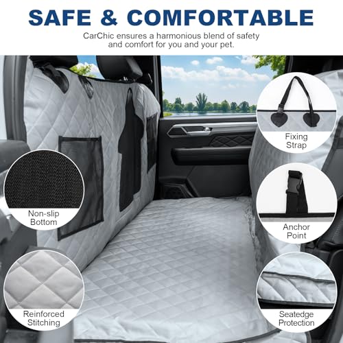 Dog Car Seat Cover for Back Seat