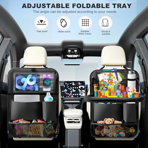 Car Backseat Organizer with Tablet Holder