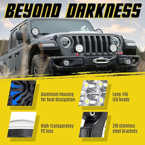 LED Off Road Lights (4 Count)