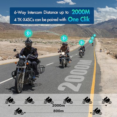 Helmet Bluetooth Headset (2 Count)