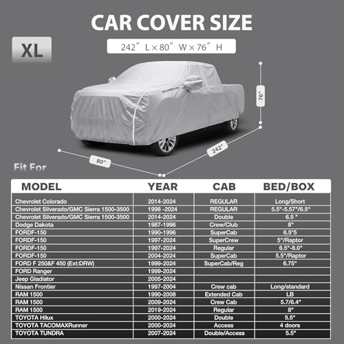 Truck Cover Waterproof Heavy Duty Truck Car Cover 230