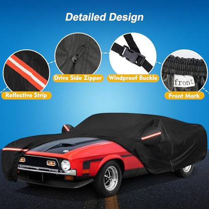 QUNSUNUS Waterproof Car Cover for Ford Mustang 1969