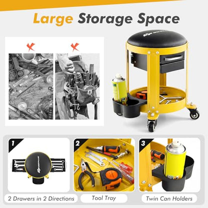 Rolling Mechanic Stool