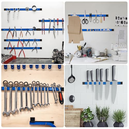 4 Pieces 18" Magnetic Tool Holder Strip (4 Count)