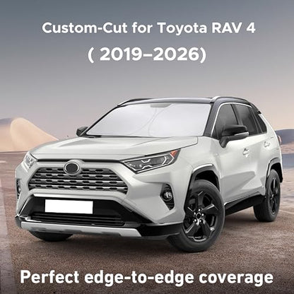 Windshield Sunshade Compatible for Toyota RAV4 2019