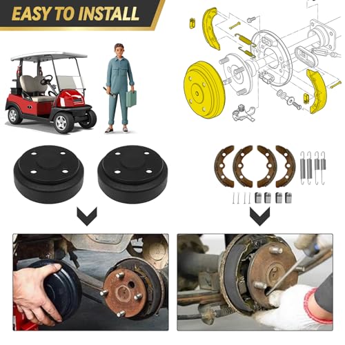 Golf Cart Brake Repair Kit fit Club Car DS 1995