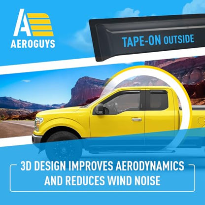 Extra Durable Window Deflectors Tape (4 Count)