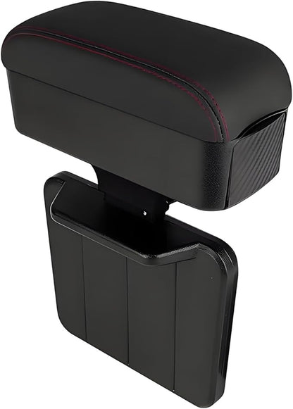 Car Armrest Storage Box Organizer for Tesla Model 3 2017–2025, Forearm Wrist Support Adjustable Center Console Armrest Pad Car Seat Gap Filler Organizer
