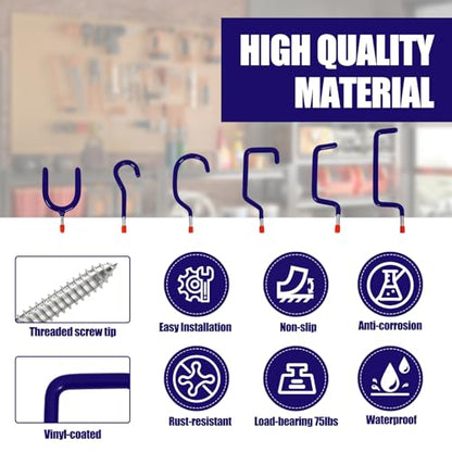 Garage Hooks Heavy Duty (6 Count)