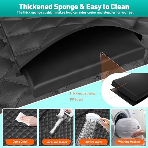 Dog Car Seat Cover for Back Seat