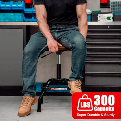 Shop Stool with Backrest