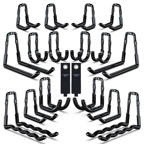 Super Heavy Duty Garage Wall Hooks 18 Pack (16 Count)