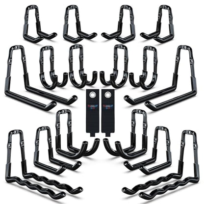 Super Heavy Duty Garage Wall Hooks 18 Pack (16 Count)